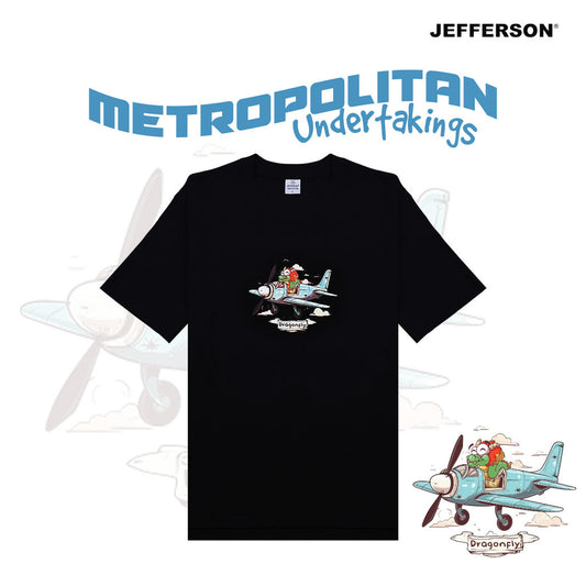 [NEW] Jefferson Dragonfly Sky Oversize Tee