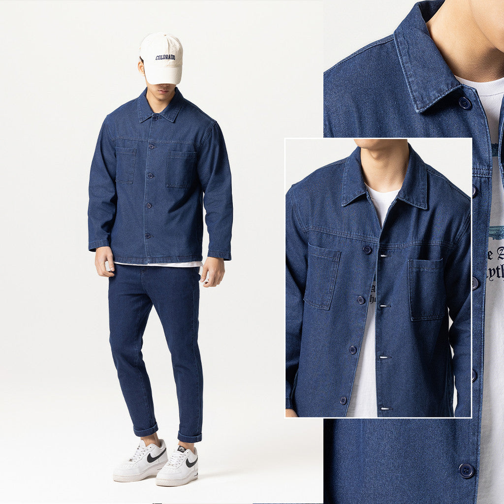 Jefferson Pictorial Denim Cotton Outerwear