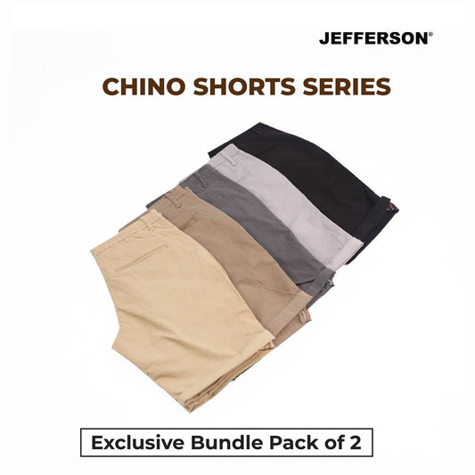 Jefferson Exclusive Pack of 2 Chino Shorts Series