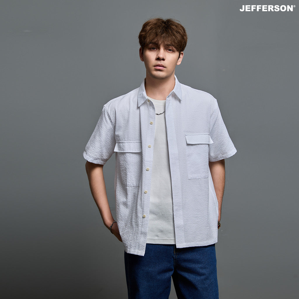 Jefferson Snow Quest Short Sleeves Oversize Shirt