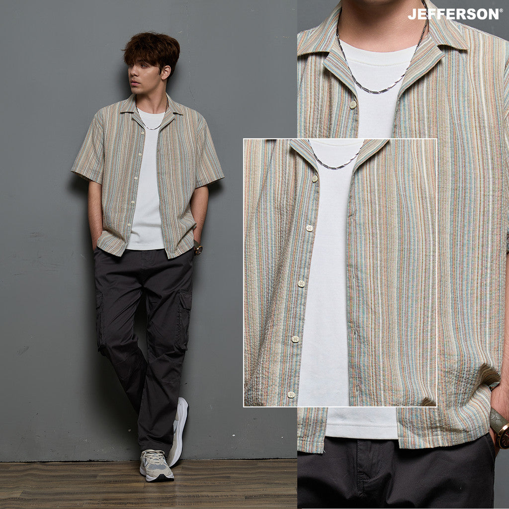 Jefferson Boulevard Blend Short Sleeves Shirt