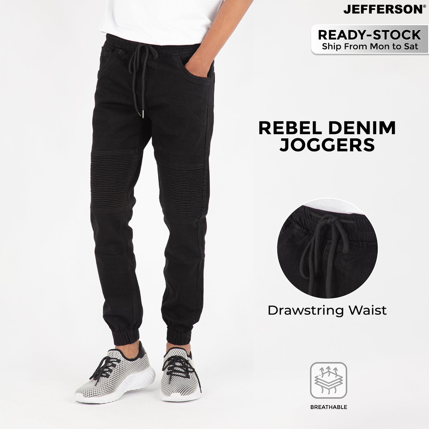 Jefferson Rebel Denim Jogger Series