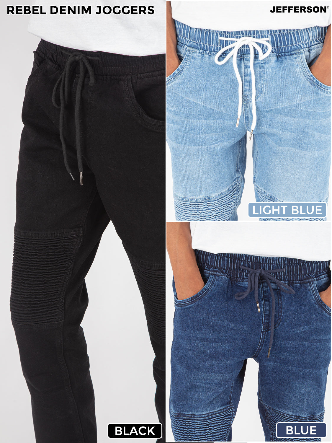 Jefferson Rebel Denim Jogger Series