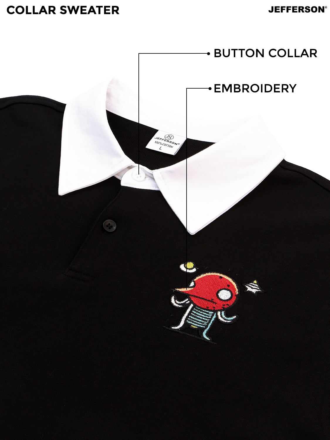 Jefferson Martian Collar Sweater