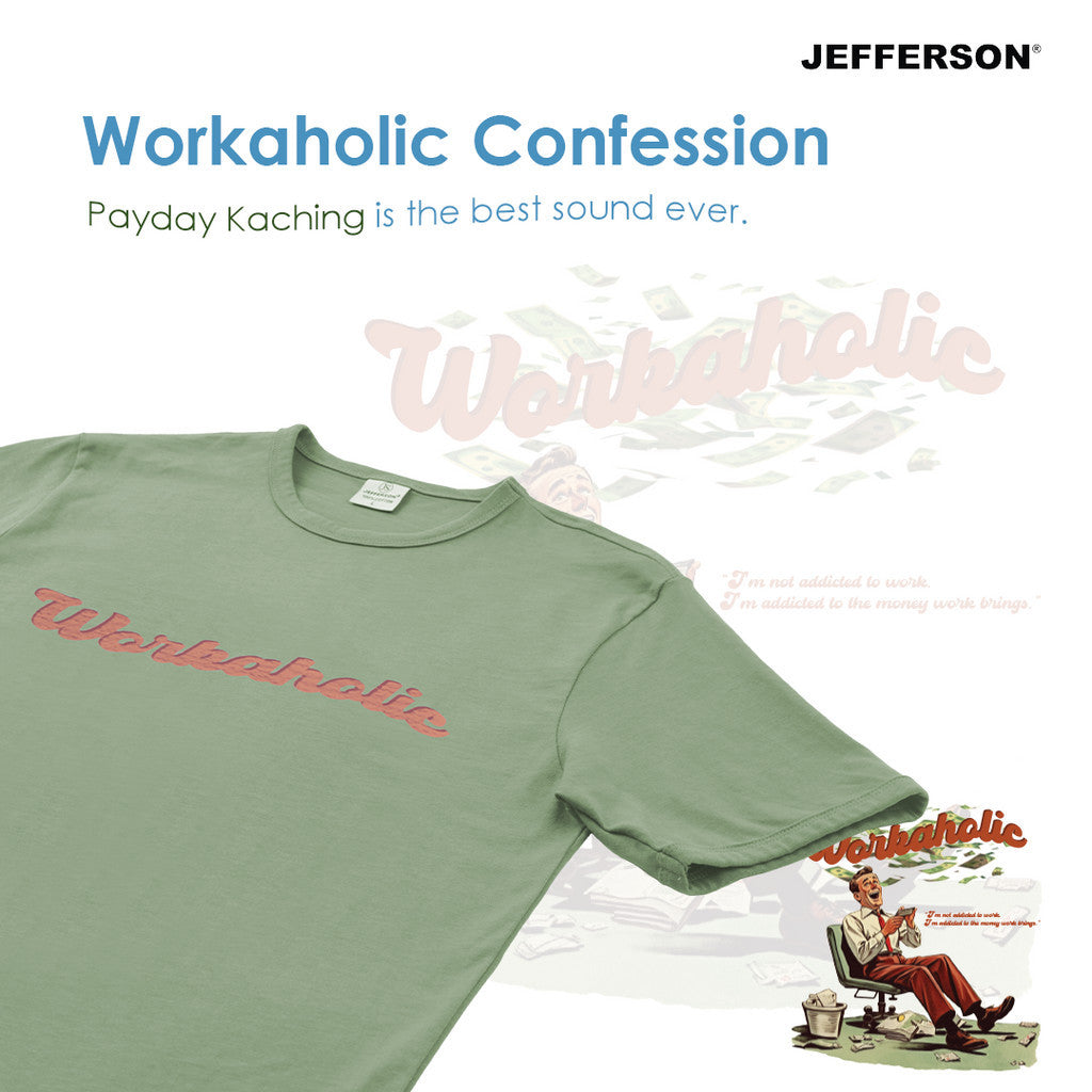 [NEW] Jefferson Workaholic Confession Oversize Tee