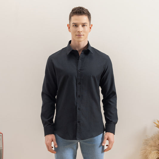 Jefferson Formal Long Sleeve Shirt Black