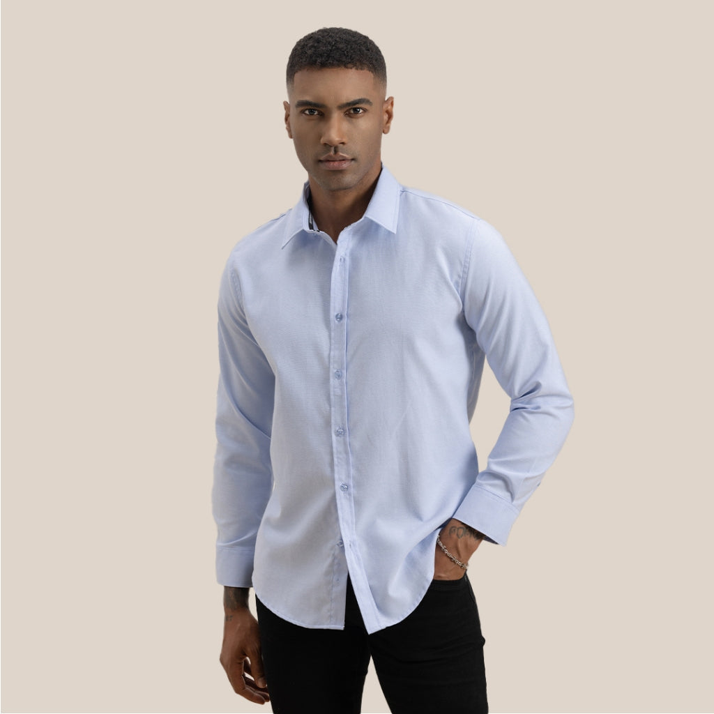 Jefferson Formal Long Sleeve Shirt Light Blue