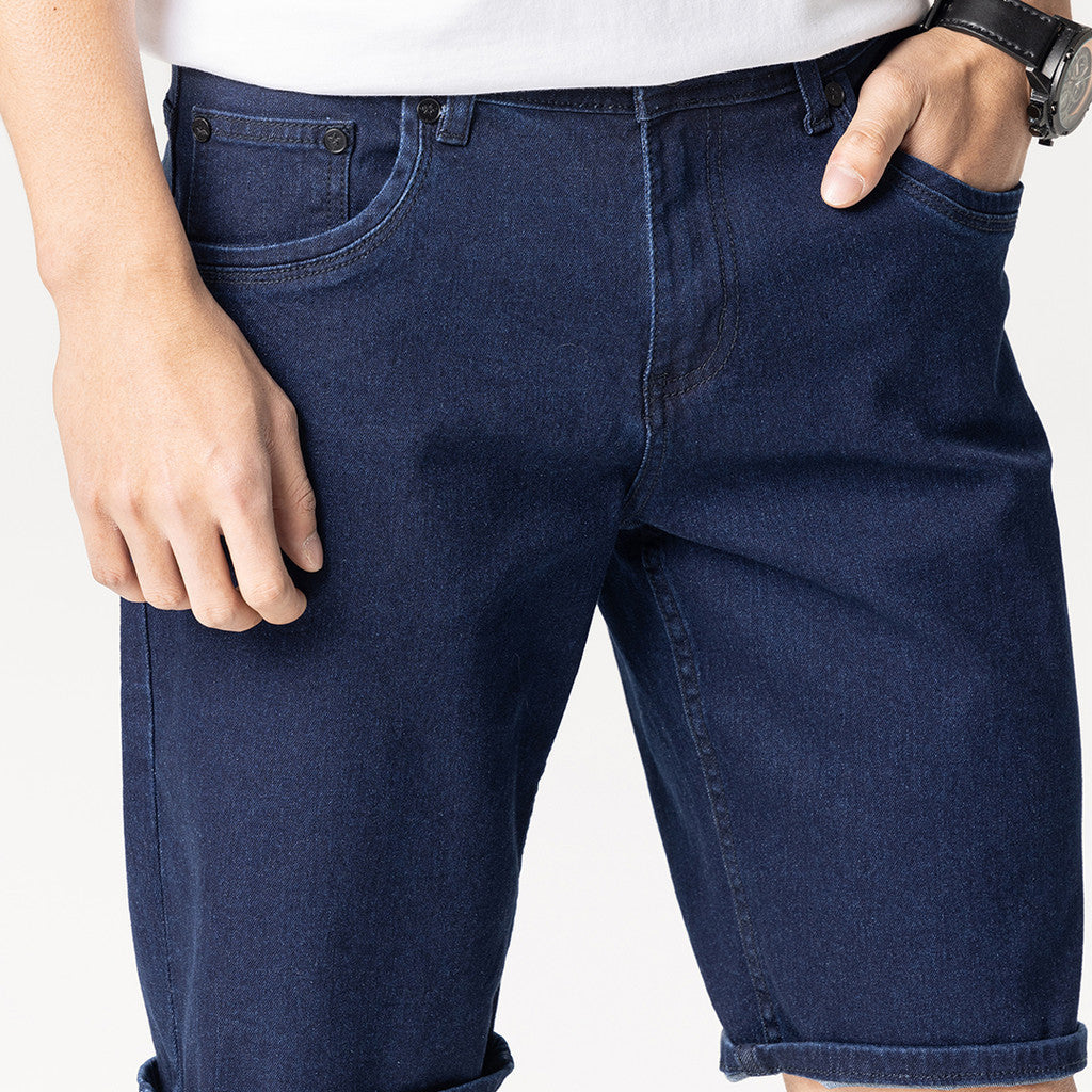 Jefferson Basic Denim Shorts Blue