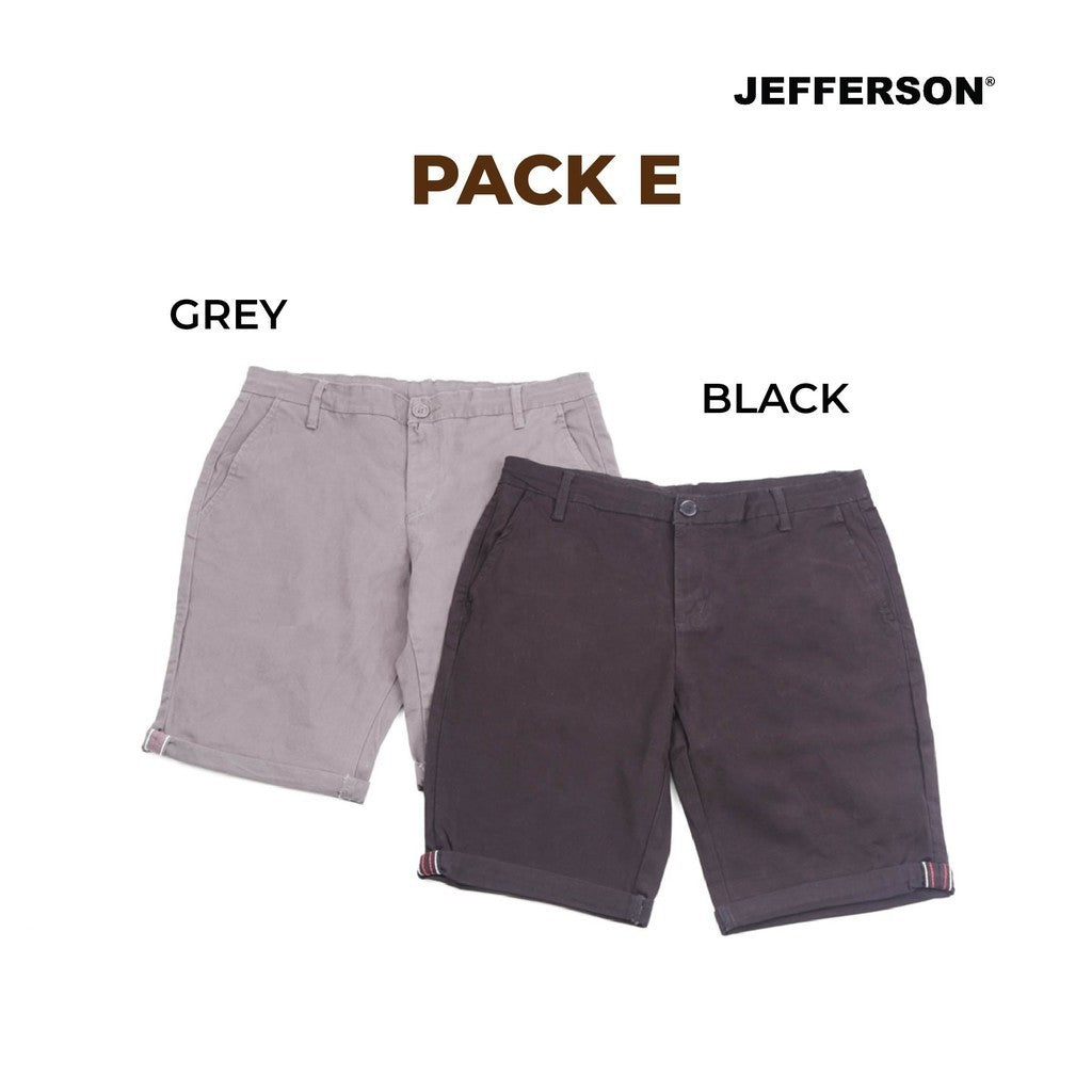 Jefferson Exclusive Pack of 2 Chino Shorts Series