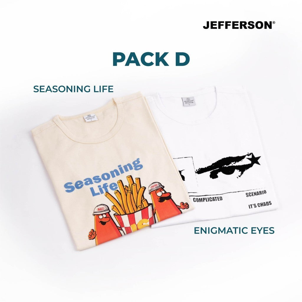 Jefferson Exclusive Pack of 2 Normal Tee Series