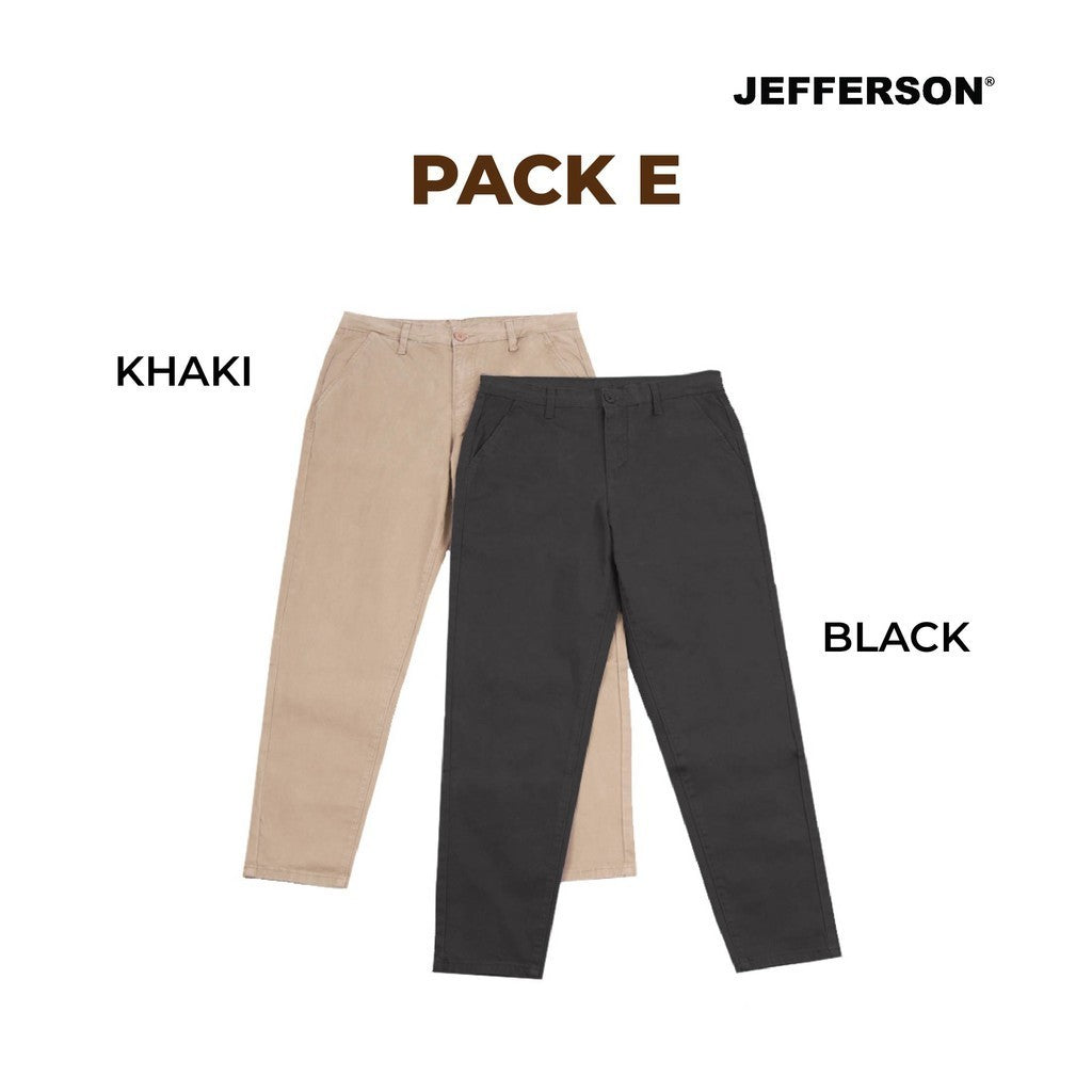 Jefferson Exclusive Pack of 2 Chino Long Pants