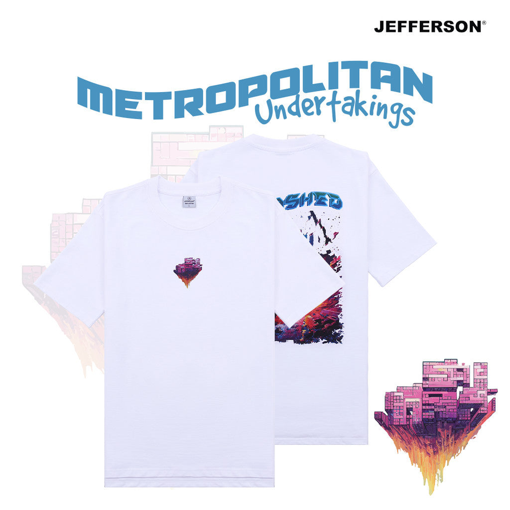 Jefferson MU Daily White Series Oversize Tee