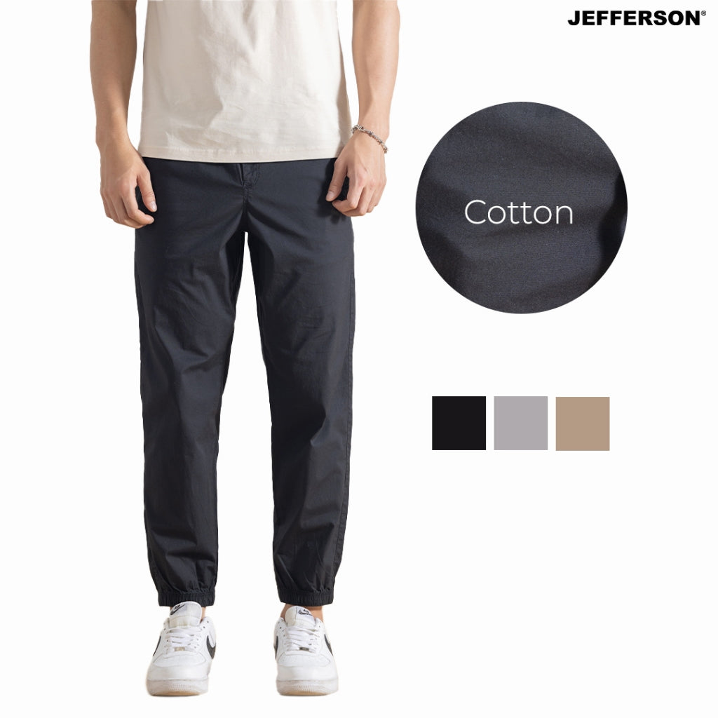 Jefferson Cotton Pants Drawstring Stretchable Waist Series