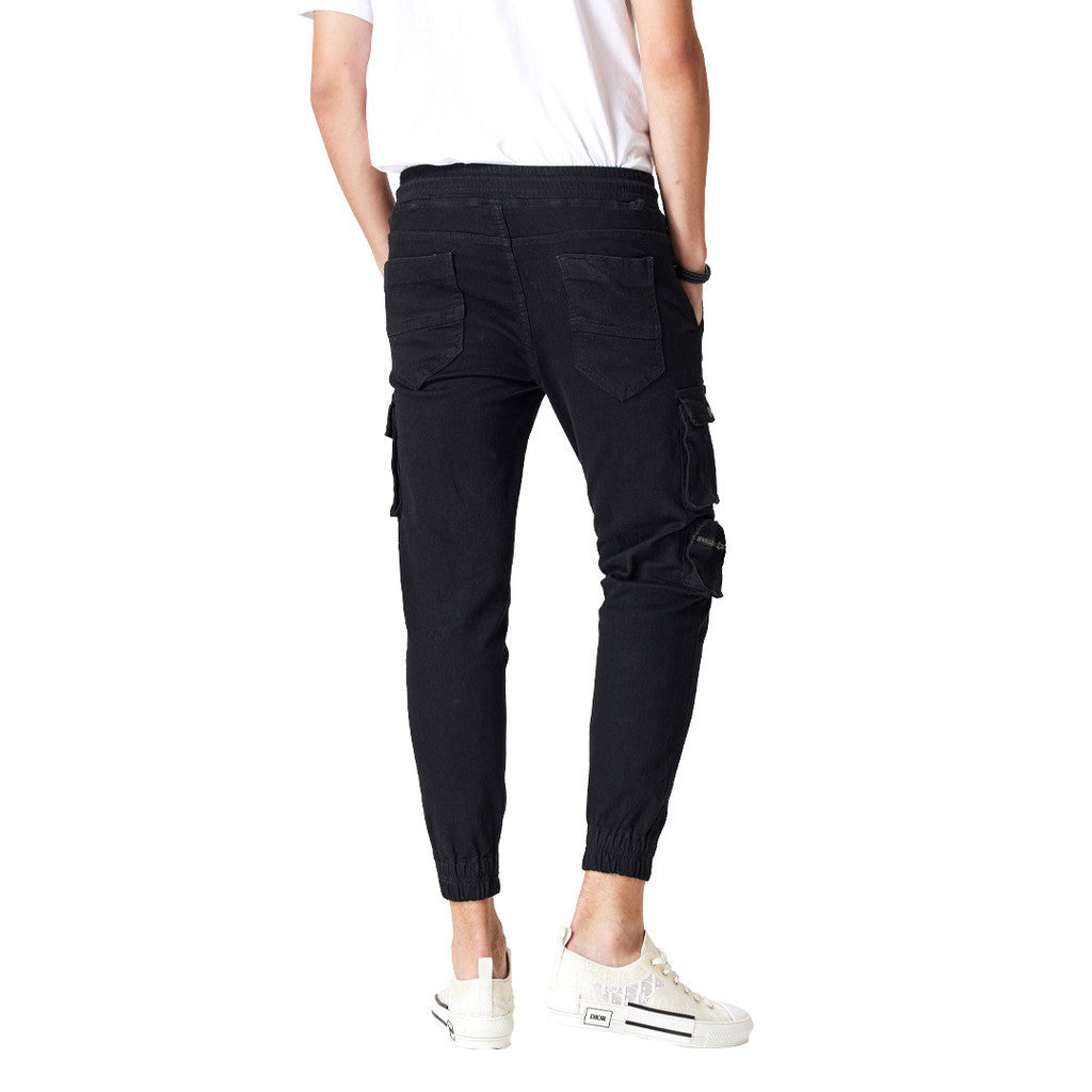 Jefferson BLACK Denim Joggers Series