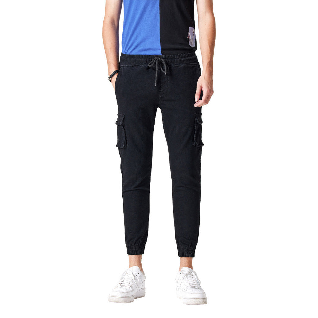 Jefferson BLACK Denim Joggers Series