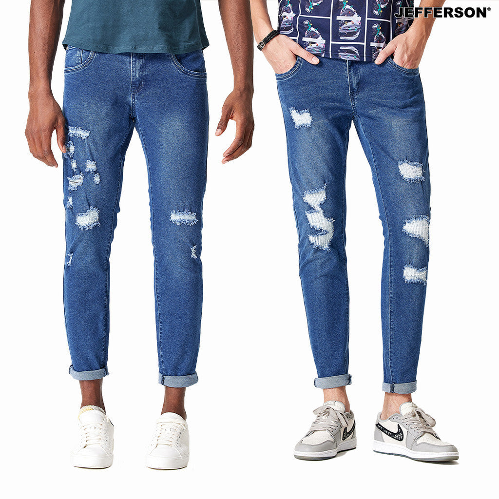 Jefferson Daily Ripped Skinny Jeans Series l