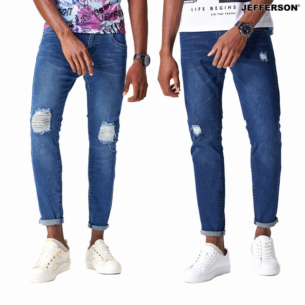 Jefferson Daily Ripped Skinny Jeans Series ll