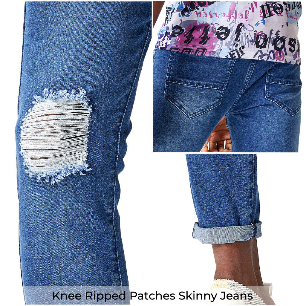 Jefferson Daily Ripped Skinny Jeans Series ll