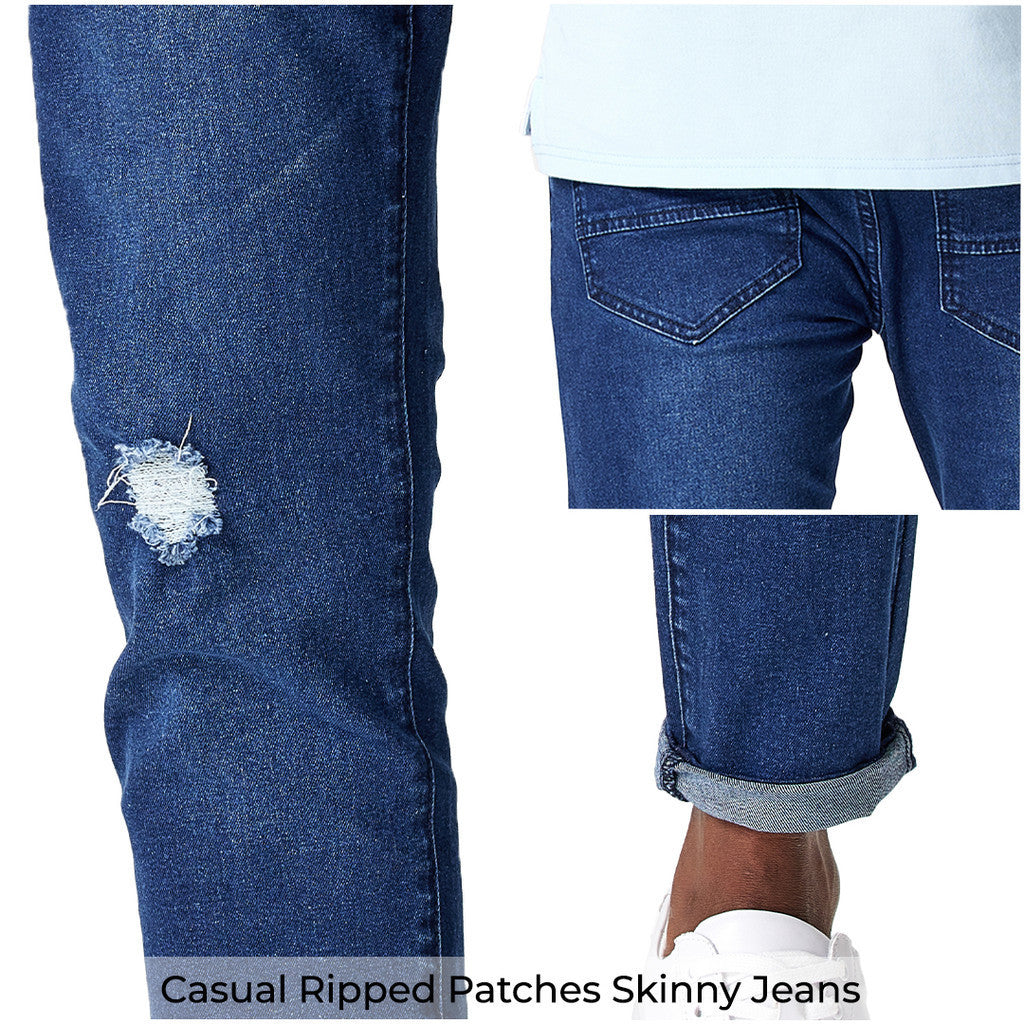 Jefferson Daily Ripped Skinny Jeans Series ll