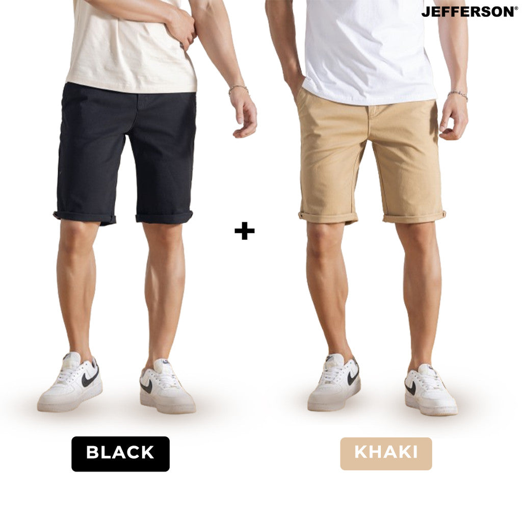 Jefferson Chino Shorts Series with Pack of 2 PCS