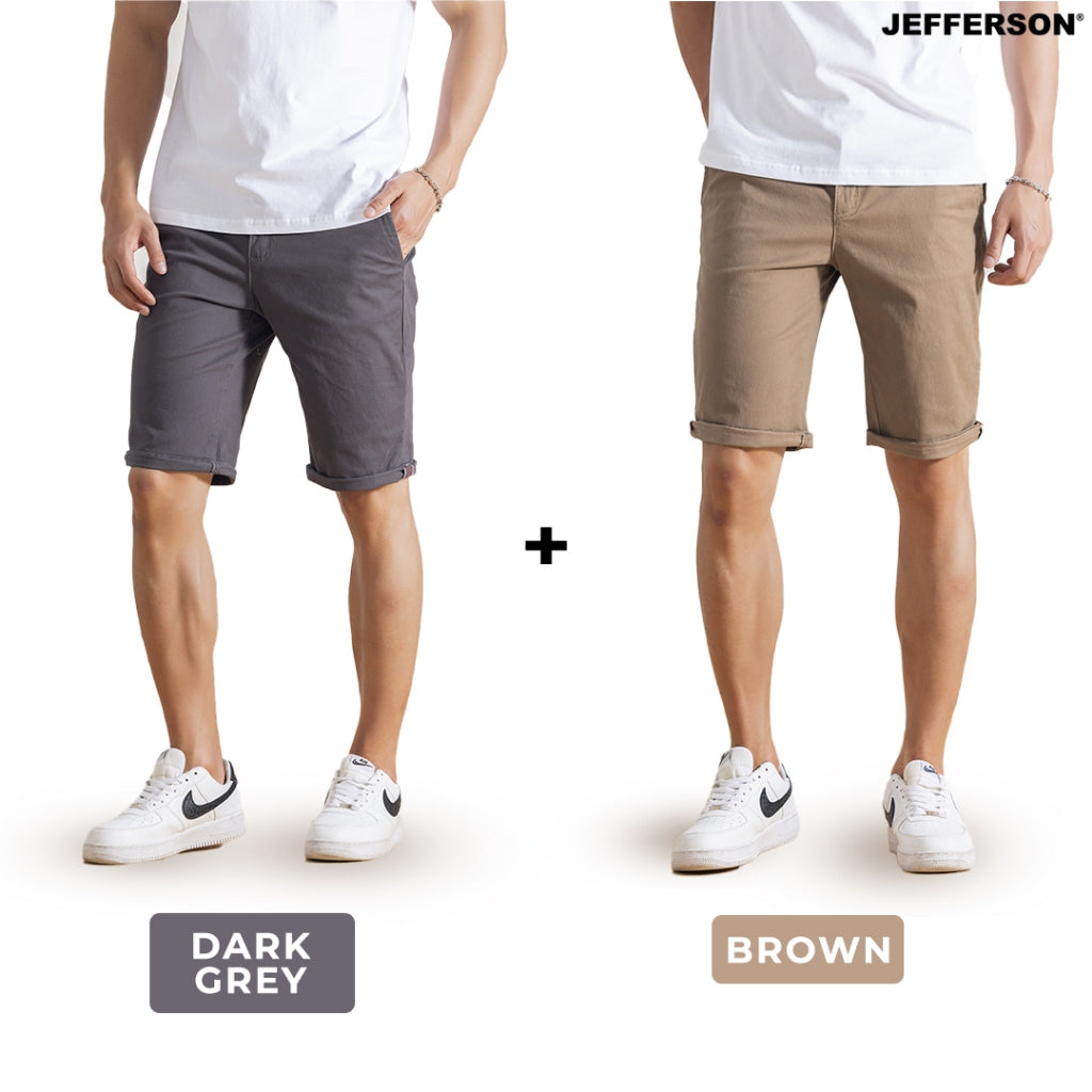 Jefferson Chino Shorts Series with Pack of 2 PCS