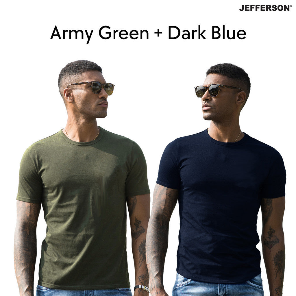 Jefferson Plain Tee Series with Pack of 2 PCS