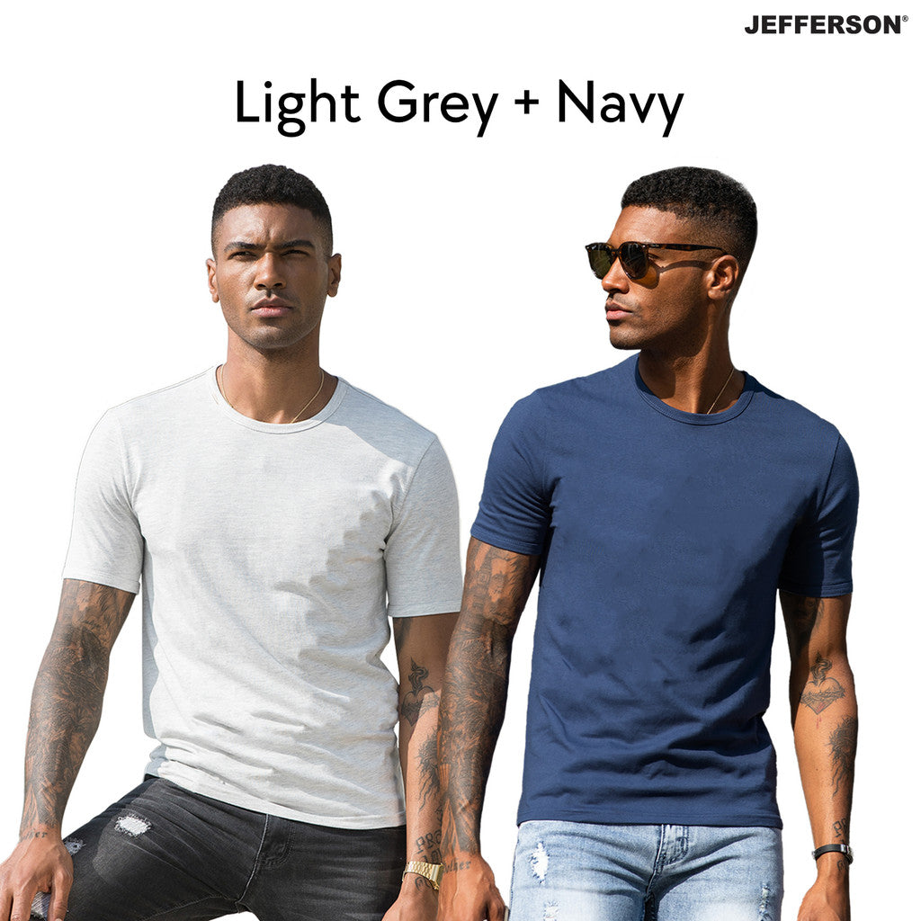 Jefferson Plain Tee Series with Pack of 2 PCS