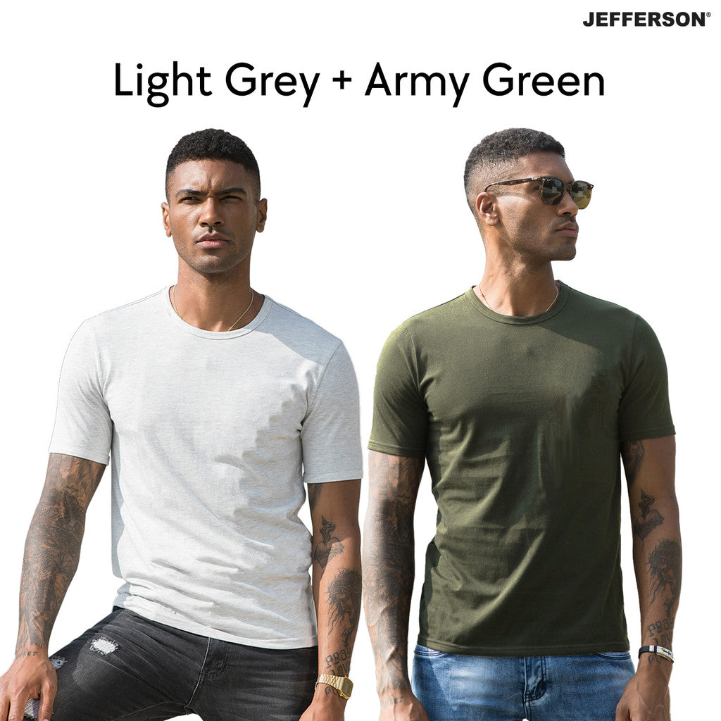 Jefferson Plain Tee Series with Pack of 2 PCS