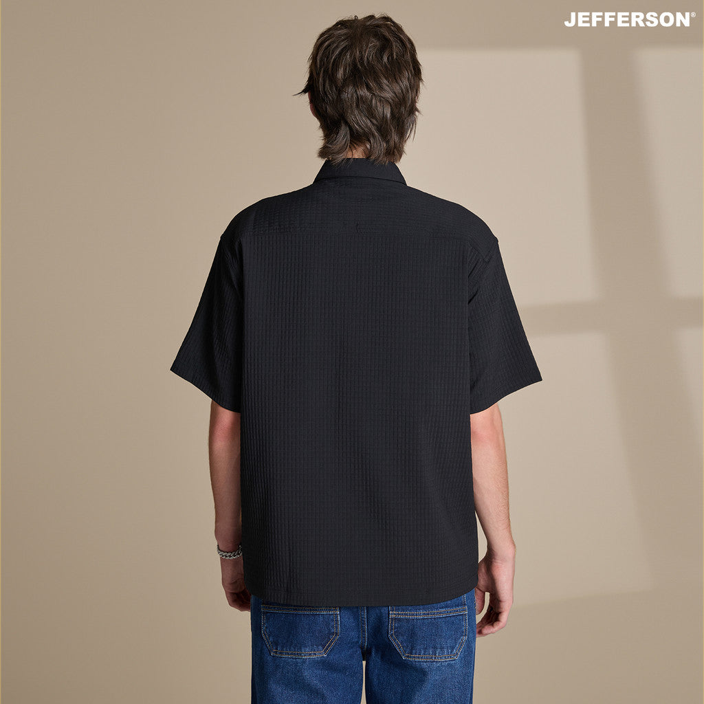 Jefferson Dual Pouch Short Sleeve Oversize Shirt