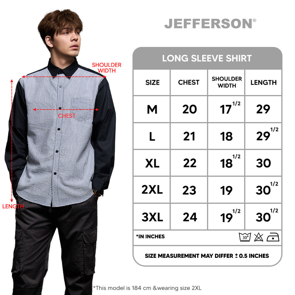 Jefferson Textured Long Sleeve Shirt