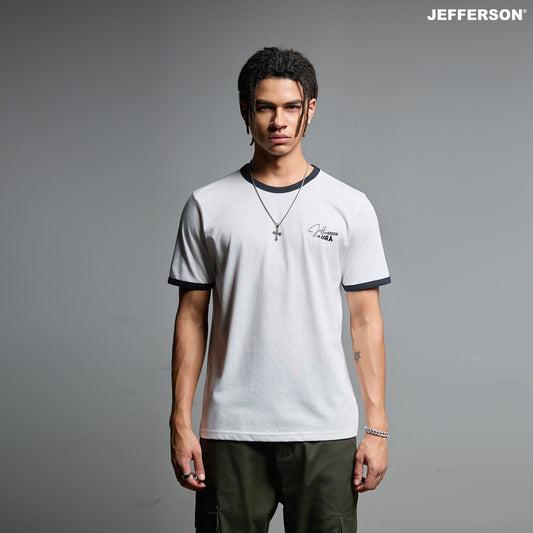 Jefferson Aura White T-Shirt