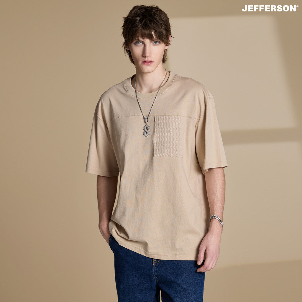 Jefferson Taupe Oversize Tee