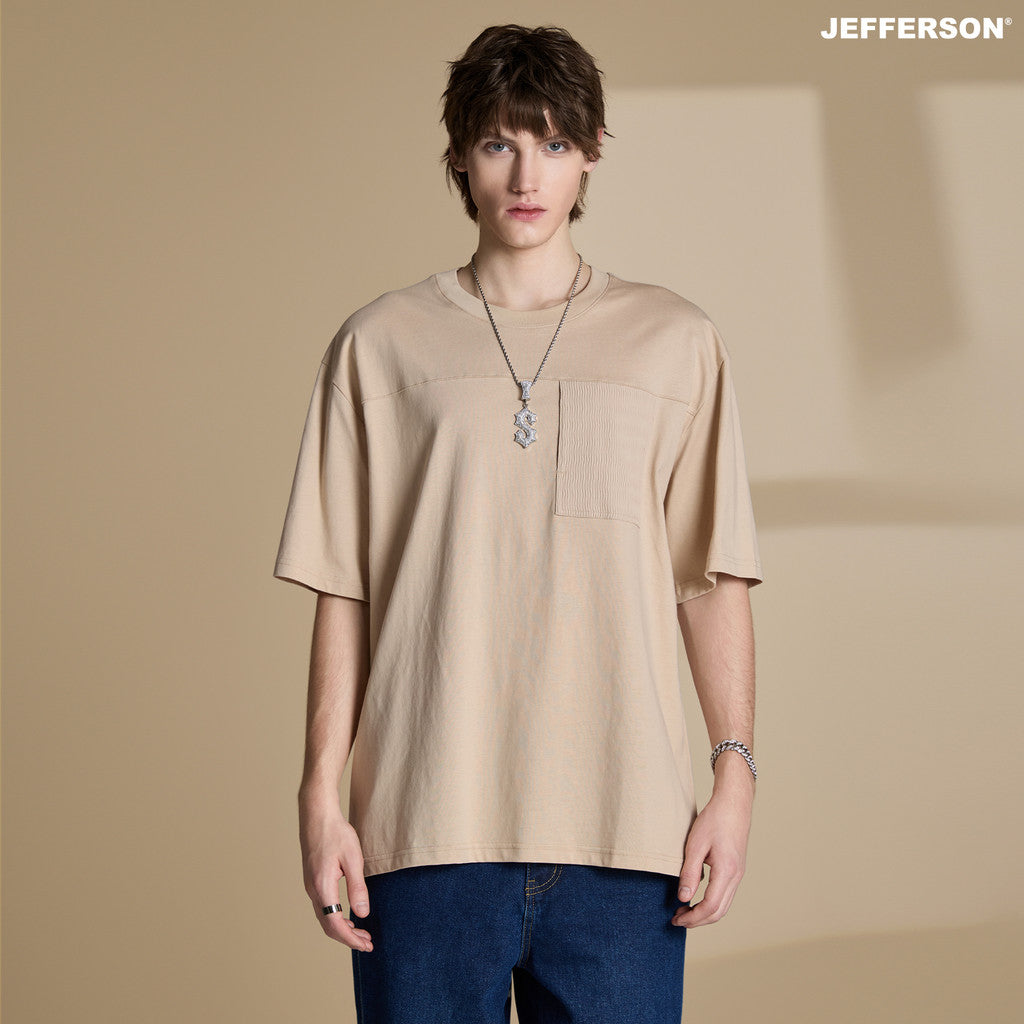 Jefferson Taupe Oversize Tee