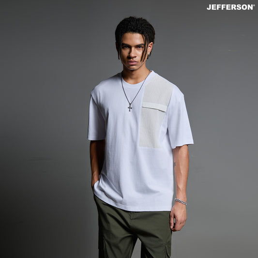 Jefferson White Graze Oversize Tee