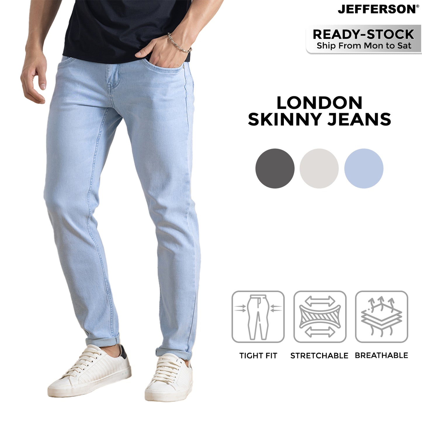 Jefferson LONDON Skinny Jeans Series