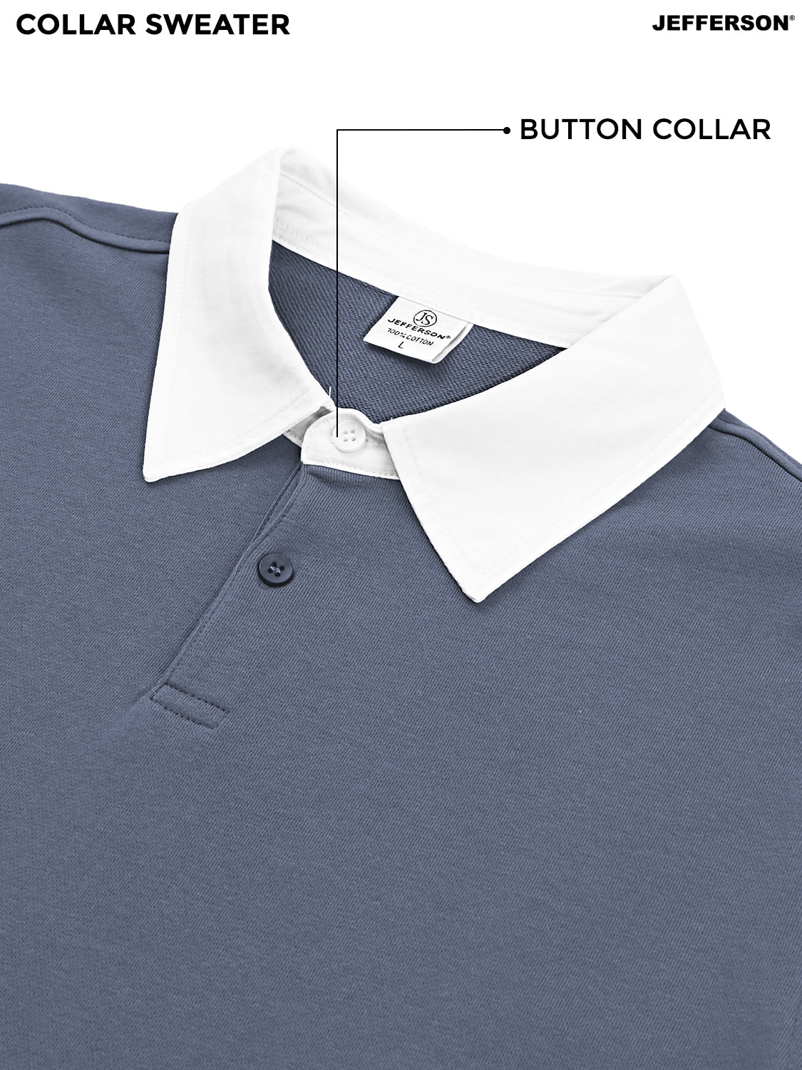 [NEW] Jefferson Slate Blue Sweater