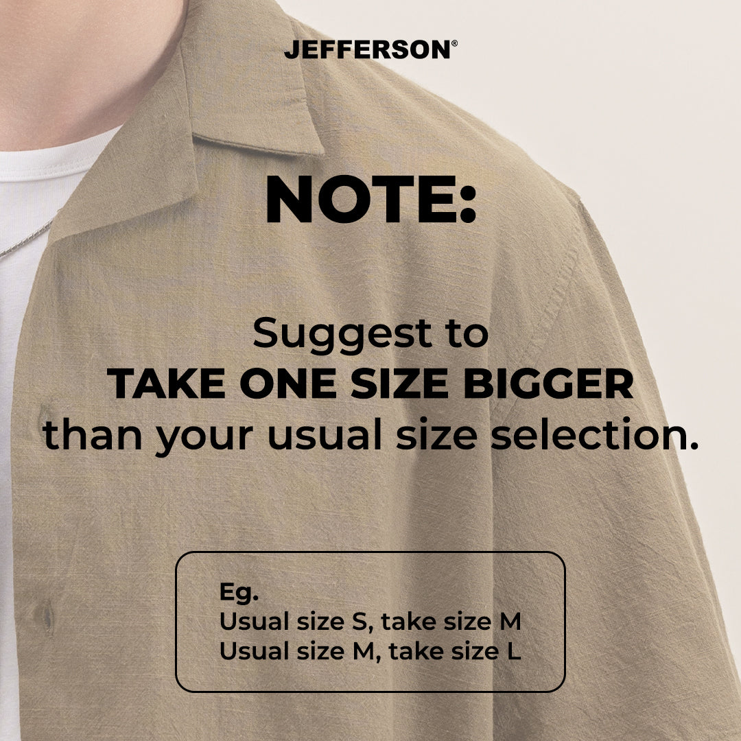 Jefferson Grandad Short Sleeve Linen Shirt Light Brown