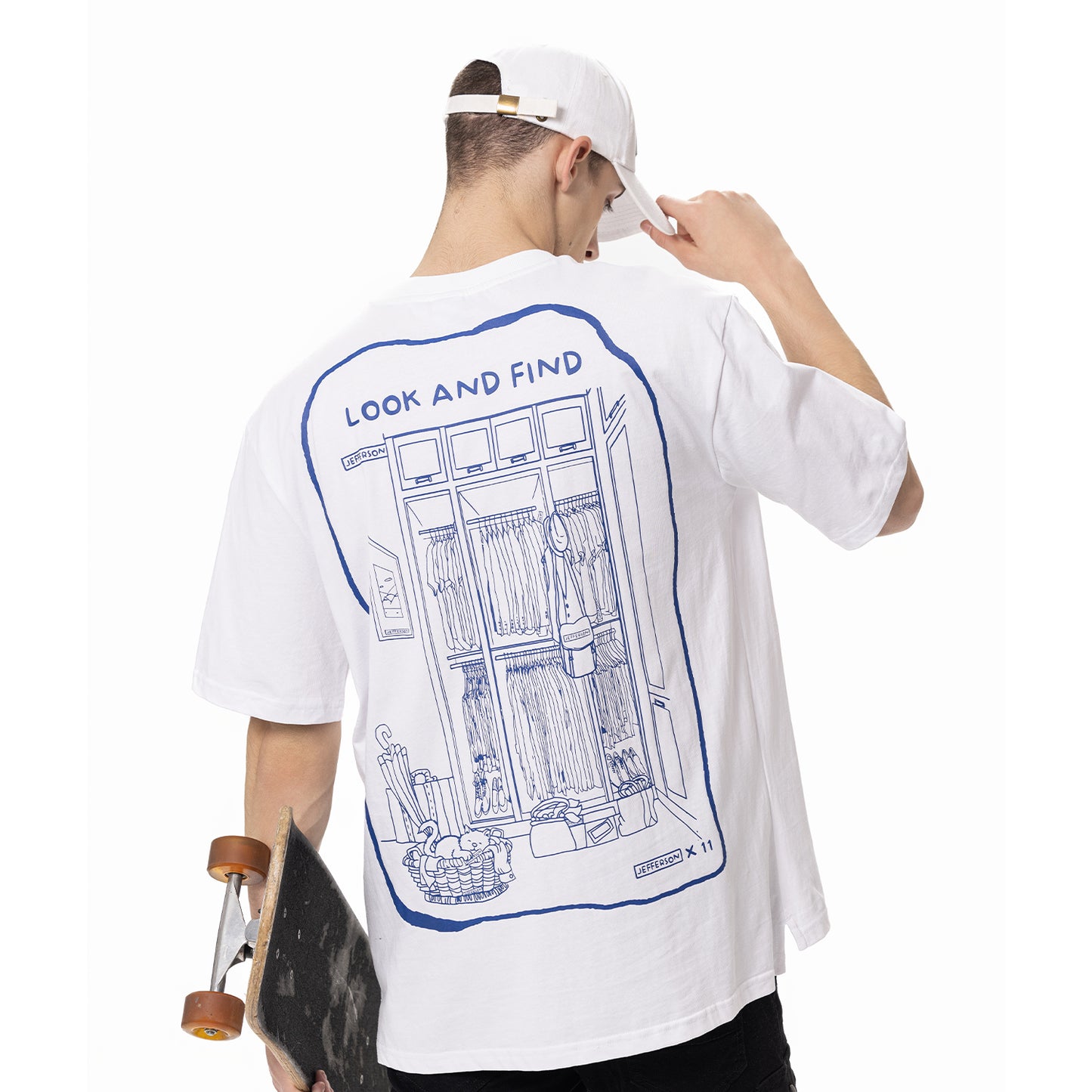 Jefferson Look and Find Oversize Tee